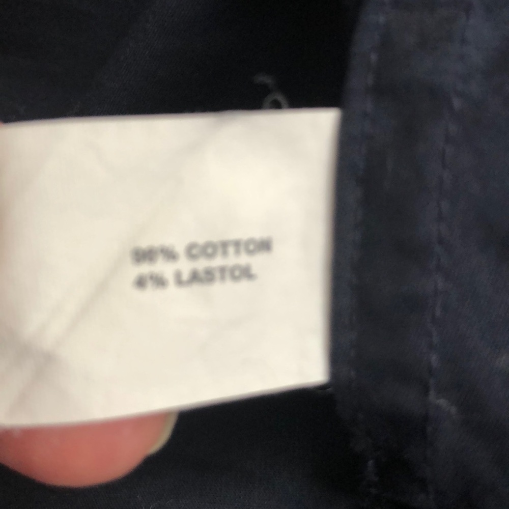 Gap Classic Dark Navy Button Down Cotton Shirt - image 6